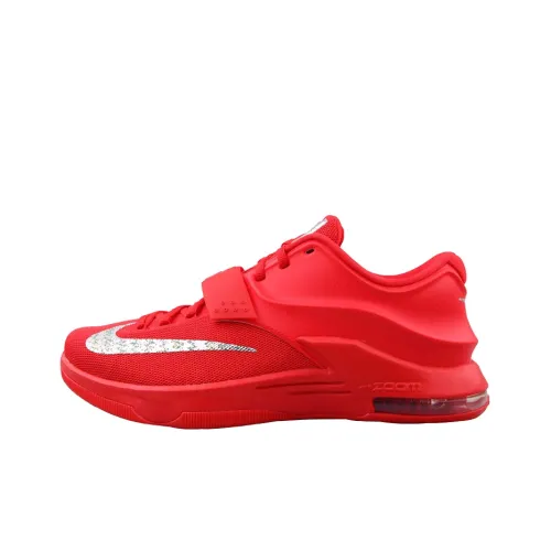 Nike KD 7 Global Game Anti-slip Lightweight Low-top Баскетбольные кроссовки Мужские Red