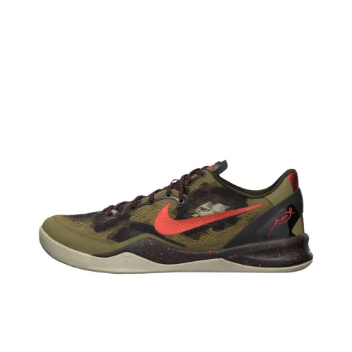Nike Kobe 8 Slip-Resistant Low Top Баскетбольные кроссовки для игры Мужской Камуфляж