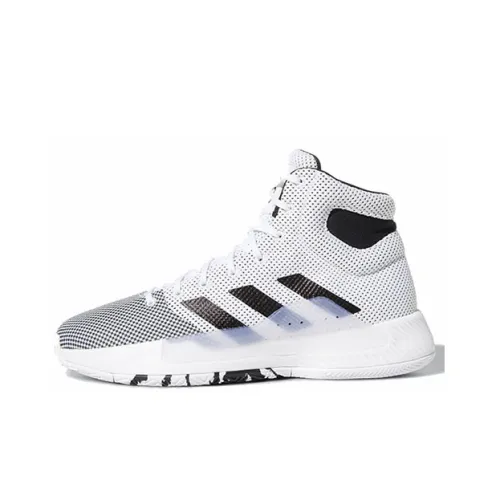 Adidas Pro Bounce Madness 2019 Амортизирующие подошва Устойчивая Высокий Топ Баскетбольные кроссовки Мужской Белый