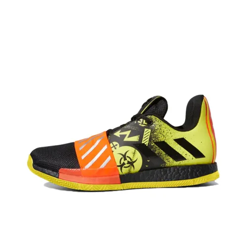 Adidas Harden Vol.3 Radioactive Харден 3 Балансированная Амортизация Низкий Топ Баскетбольные Кроссовки для Игры Мужской Желтый Черный