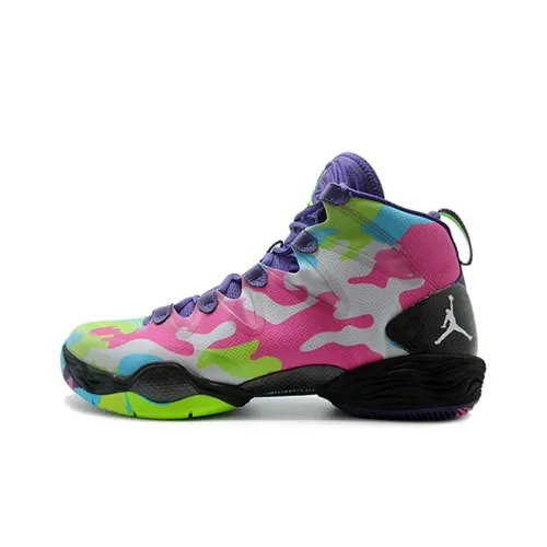 Jordan Air Джордан 28 SE Bel Air High Топ Баскетбольные кроссовки для игры Мужской Многоцветный