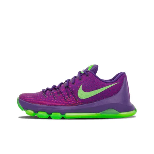 Nike KD 8 Non Slip Легкий Низкий Топ Баскетбольные Кроссовки Мужские Фиолетовые