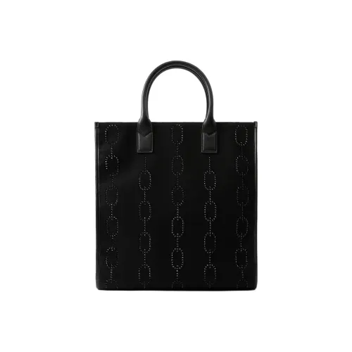 Burberry Хлопковая Шерсть Смесь Тоут Сумка Сумка для покупок Сумка через плечо Сумка Мужская Черная