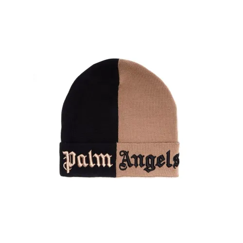 PALM ANGELS Шапки-бини Черный Коричневый Женский