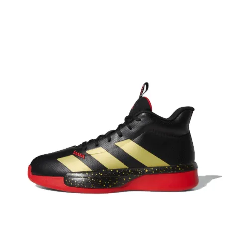 Adidas Pro Next 2019 Нескользящие Легкие Низкие Баскетбольные Кроссовки Мужские Черные Золотые Красные