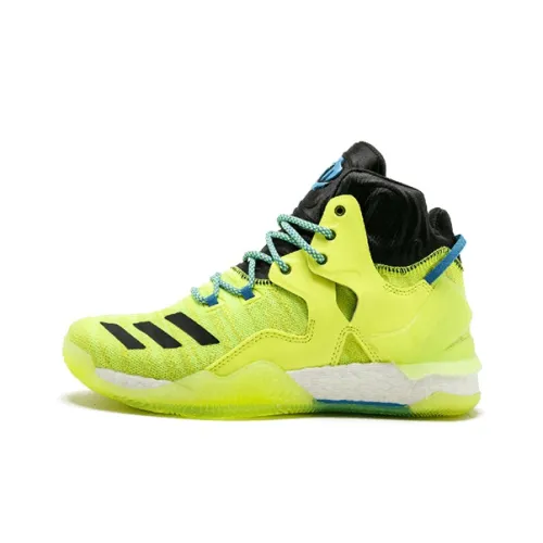 Adidas D Rose 7 High Топ Баскетбольные кроссовки Мужской Желтый