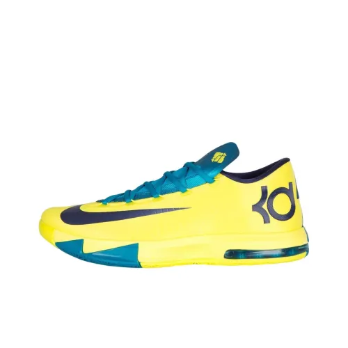 Nike KD 6 Баскетбольные кроссовки Low Топ Мужской