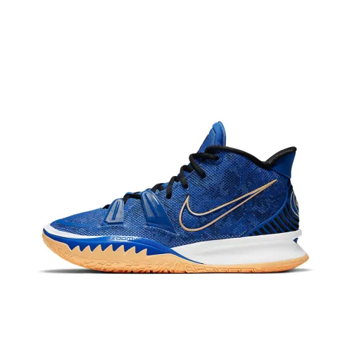Nike Kyrie 7 EP 'Sisterhood' MID Топ Баскетбольные кроссовки для игры Унисекс Черный Синий Азиатская Версия
