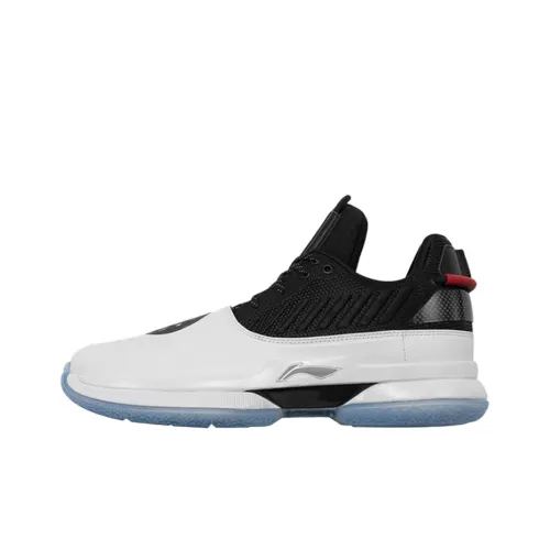 LINING WOW 7 Way of Wade 7 Announcement Устойчивый к истиранию Дышащие Низкие Баскетбольные Кроссовки Мужские Черные Белые