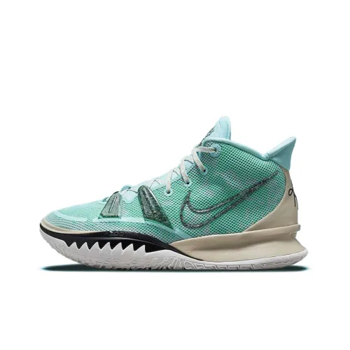 Nike Kyrie 7 EP MID Топ Баскетбольные кроссовки для игры Мужской Мятно-зеленый Азиатская версия