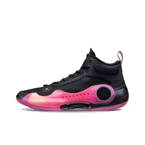 Подкладка WOW 10 Sunrise Амортизация Износостойкий MID Топ Баскетбольные кроссовки Мужской Черный