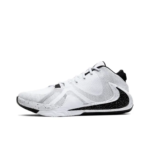 Nike Freak 1 EP Slip-Resistant Abrasion-Resistant Low-Top Баскетбольные кроссовки Мужской Белый Азиатская Версия