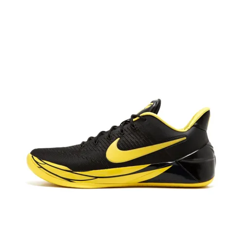 Nike Kobe AD 'Oregon' Амортизирующие низкие баскетбольные кроссовки с противоскользящим эффектом мужские черные и желтые