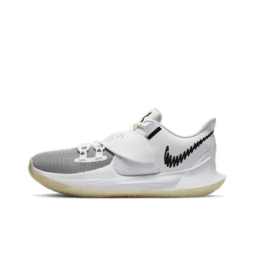 Nike Kyrie Low 3 EP Irving Шокабойцы Противоскользящие Низкий Топ Баскетбольные Кроссовки Мужской Черный Белый Азиатская Версия