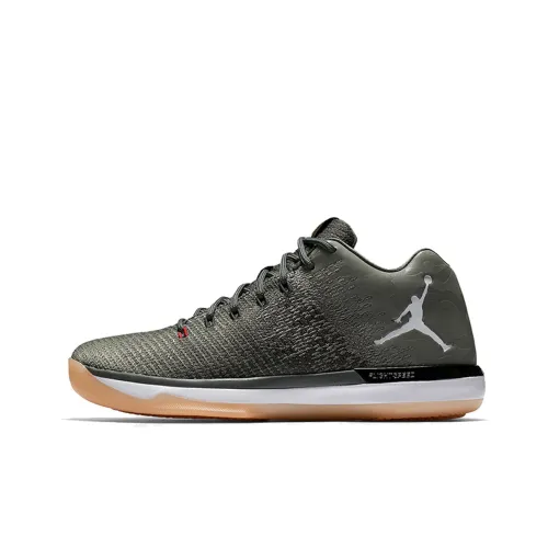 Jordan Air Джордан 31 Low CAMO Non Slip Легкий Низкий Топ Баскетбольные кроссовки для игры Мужской Зеленый
