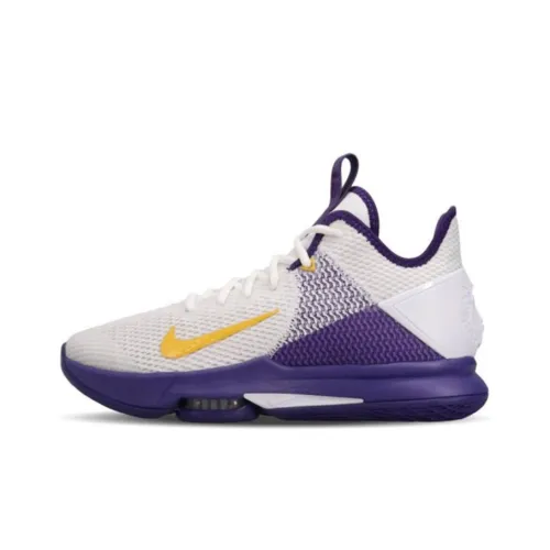 Nike Witness 4 LeBron EP MID Топ Баскетбольные кроссовки Мужской Фиолетовый