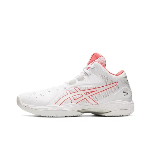 Asics Gel HOOP V13 MID Топ Баскетбольные кроссовки для игры Мужской Белый Красный