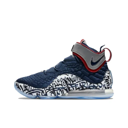 Nike Lebron 17 Баскетбольные кроссовки Высокий топ Унисекс