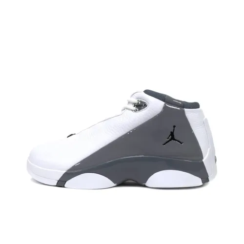Джордан Team Flow Шокабойеры Противоскользящие Устойчивые к истиранию MID Баскетбольные кроссовки Унисекс Серый Белый