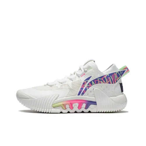 LINING Badfive 2 Low The Солдат Не Утомляется От Обмана. Низкий Топ Баскетбольные Кроссовки Мужские Экрю