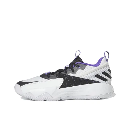 Adidas Dame Extply 2,0 Амортизаторы Шок Резистентность к Сцеплению Резистентность к Износу MID Баскетбольные Кроссовки Белый