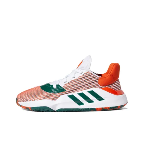 Adidas Pro Bounce 2019 Low Амортизация Низкий Топ Баскетбольные Кроссовки Мужские Оранжевые Белые