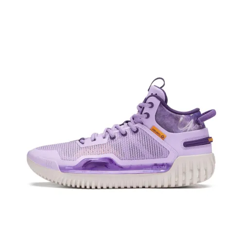 Подкладка Badfive 3 амортизаторы противоскользящие устойчивые к истиранию MID баскетбольные кроссовки мужские фиолетовые