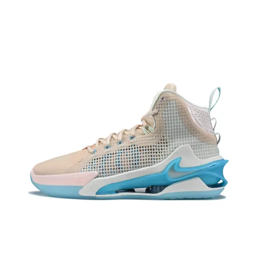 Nike Air Zoom GT Jump EP Shock Absorbers Низкий Верх Баскетбольные кроссовки Унисекс Розовый Синий