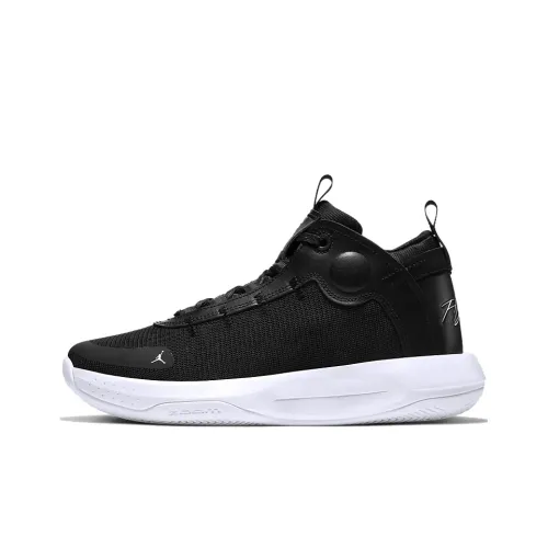 Jordan Jumpman 2020 MID Баскетбольные кроссовки Мужской Черный Белый Международная версия