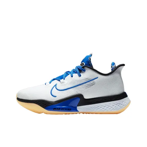 Nike Air Zoom BB NXT Sisterhood Shock Absorbers Slip-resistant Low Top Баскетбольные кроссовки для игры Мужские Белый Синий