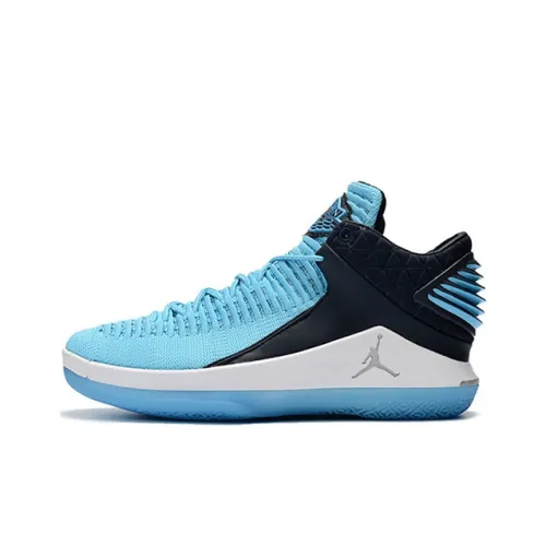 Jordan Air Джордан 32 Low WIN LIKE 82 UNC Амортизация Баланс Низкий Топ Баскетбольные кроссовки для игры Мужские Каролина Синий