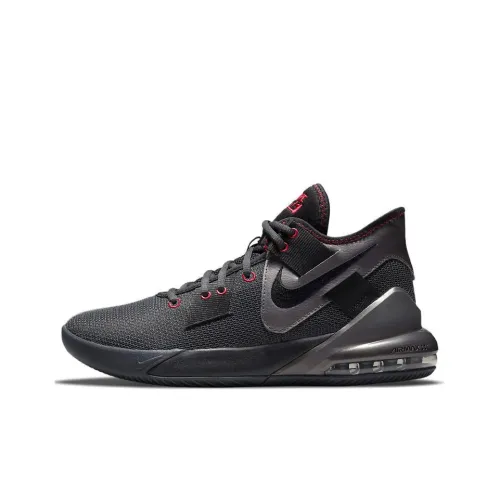 Nike Air Max Impact 2 MID Топ Баскетбольные кроссовки Мужской Углеродный Черный Международная версия