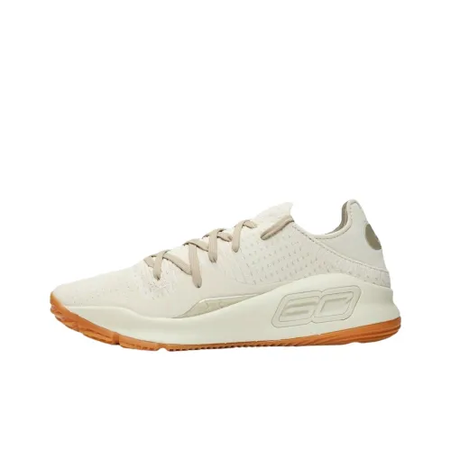 Under Armour Curry 4 Curry 4 Low Baja Нескользящий Легкий Низкий Топ Баскетбольные кроссовки для игры Мужской Серый