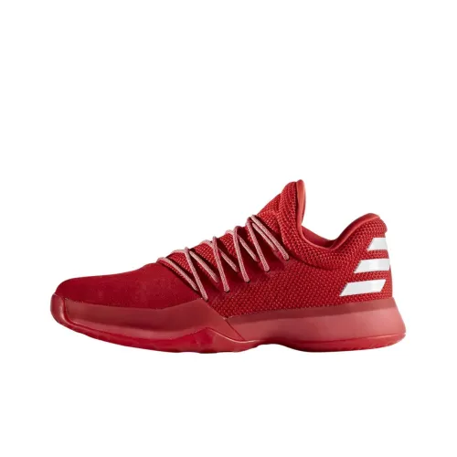 Adidas Harden Vol.1 Нескользящий Легкий Низкий Топ Баскетбольные Кроссовки Мужские Красные