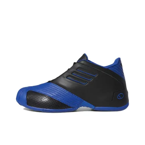 Adidas T Mac 1 PACK Амортизация Поддержка MID Баскетбольные кроссовки Мужской Синий Черный Выпуск 2019 года