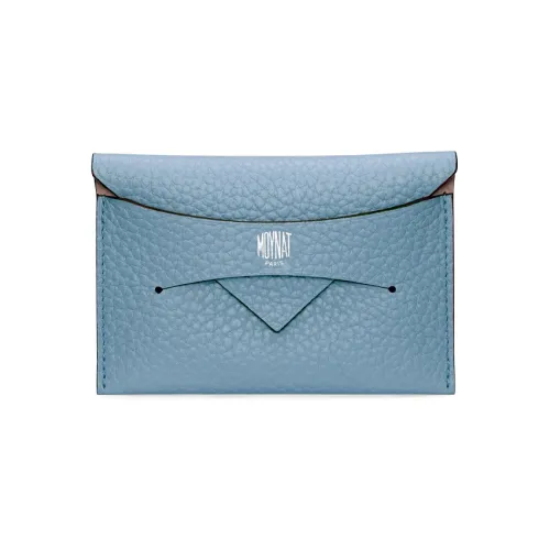 Moynat Taurillon Blush Кожа Картхолдер Мини Женский Синий Коричневый