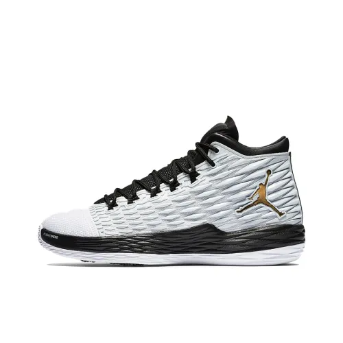 Jordan Melo M13 Амортизация Противоскользящий Устойчивый к истиранию Легкий MID Топ Баскетбольные кроссовки Мужской