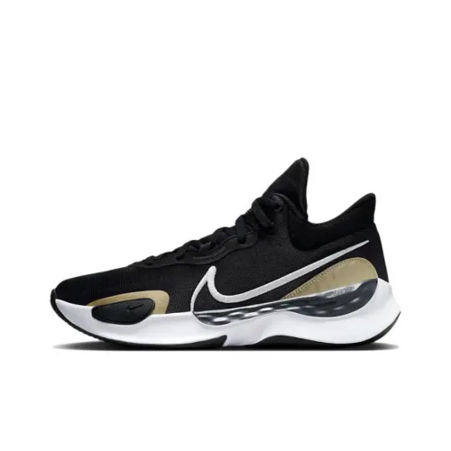 Nike Renew Elevate 3 Slip-resistant Abrasion-resistant Breathable Coating Supportive MID Basketball Shoes Men's