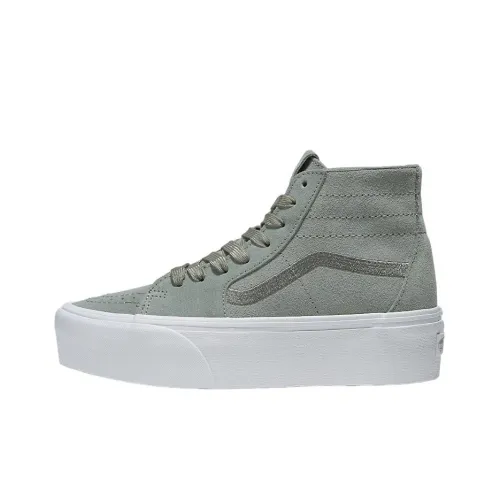 Vans SK8 Tapered Stackform MONO High Топ Скейтборд Кроссовки Унисекс Серый