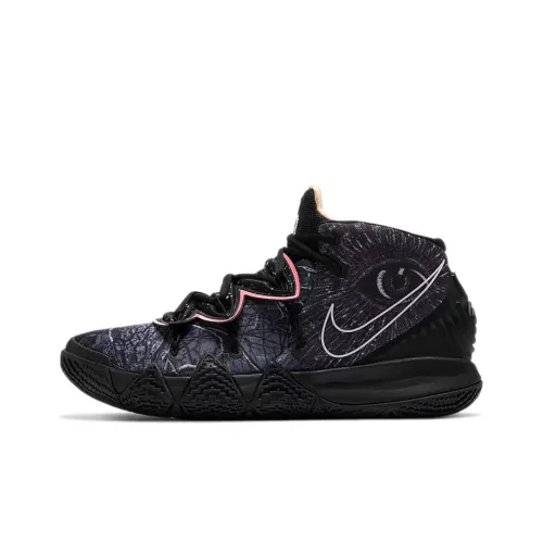 Nike Kybrid S2 EP Big Eyes High Top Баскетбольные кроссовки для игры Унисекс Черный Синий Азиатская Версия