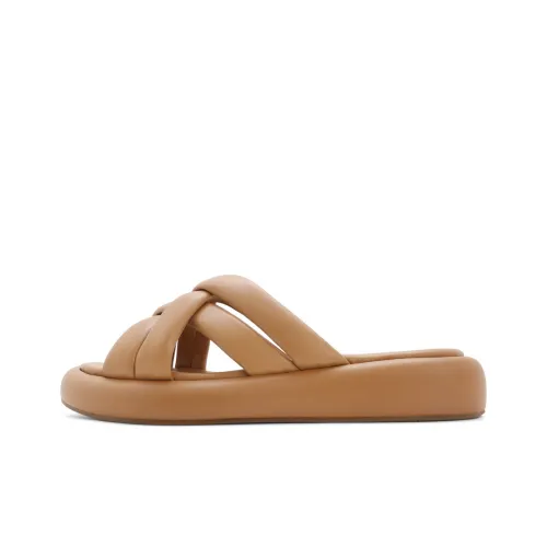 BELLE Резиновая подошва Сандалии Женские Абрикос Бежевый