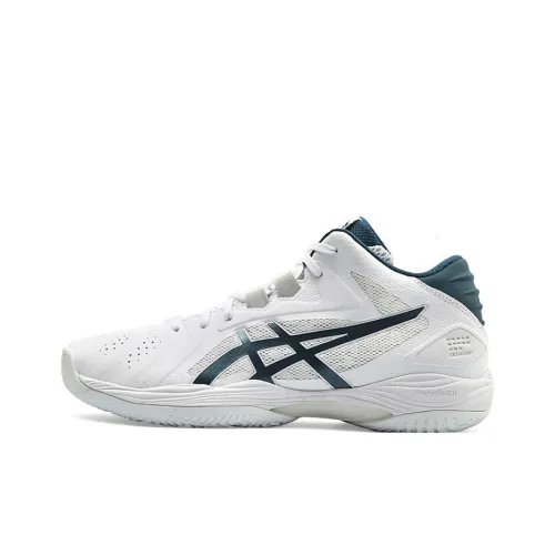 Asics Gel HOOP V13 Low Топ Баскетбольные Кроссовки для Игры Мужские Белые Зеленые