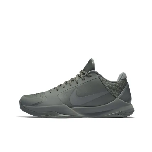 Nike Zoom Kobe 5 BLACK MAMBA Collection Fade To Черный Kobe 5 Low Топ Баскетбольные кроссовки для игры Мужской Черный