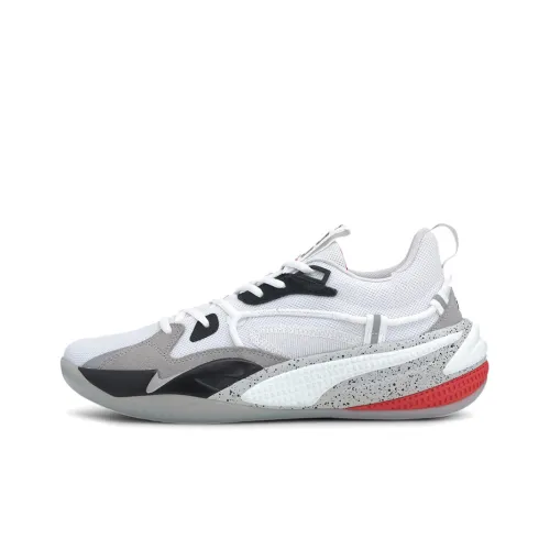 PUMA RS Dreamer Бетон Джунгли Амортизация Износостойкий Низкий Топ Баскетбольные Кроссовки для Игры Мужской Белый Черный Серый