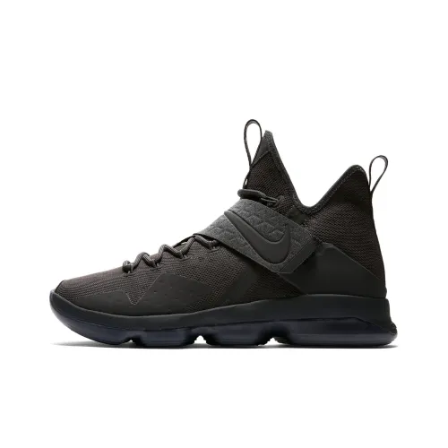 Nike Lebron 14 ZERO Темный Thirty 23 Без сцепления Легкий MID Баскетбольные кроссовки для игры Мужской Черный