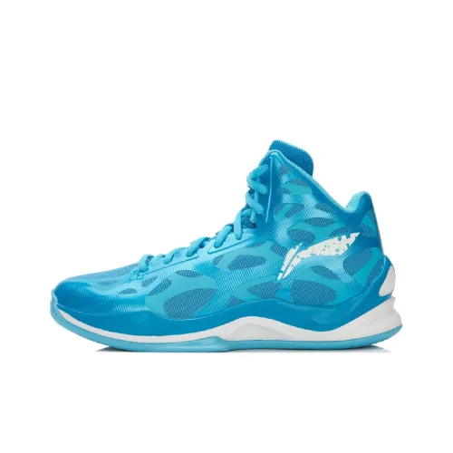 Подкладка SONIC 3 амортизация износостойкие высокие баскетбольные кроссовки унисекс синий белый