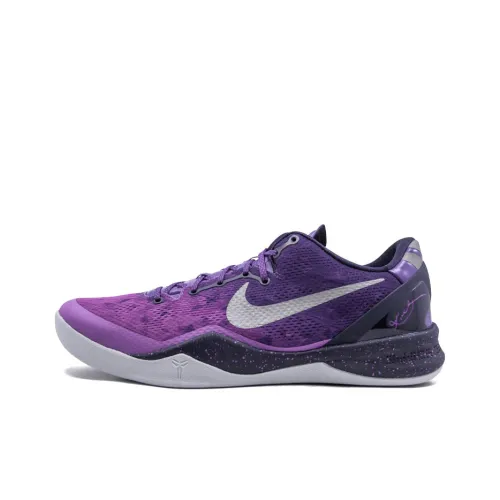 Nike Kobe 8 Playoffs 'Фиолетовый Платина' Низкие Баскетбольные Кроссовки для Игры Мужские Фиолетовые