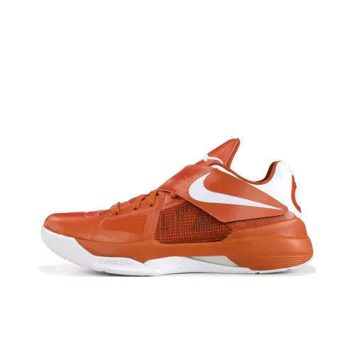 Nike KD 4 Texas Longhorns Low Топ Баскетбольные кроссовки для игры Мужской Пустыня Оранжевые