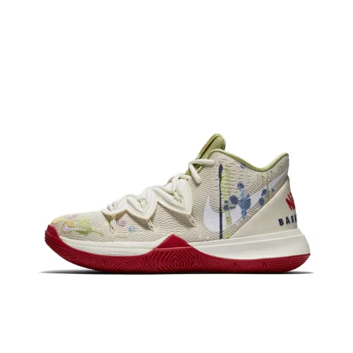 Bandulu x Nike Kyrie 5 Kyrie 5 EP Low Топ Баскетбольные кроссовки для игры Мужской Крем Азиатская Версия