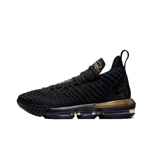 Nike Lebron 16 Амортизация Низкий Топ Баскетбольные Кроссовки для Игры Мужской Обсидиан